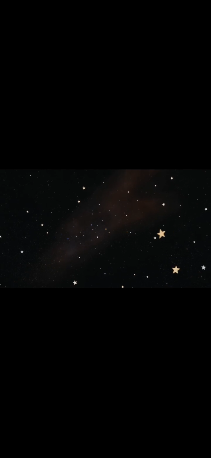 A quiet drift of stars and dust