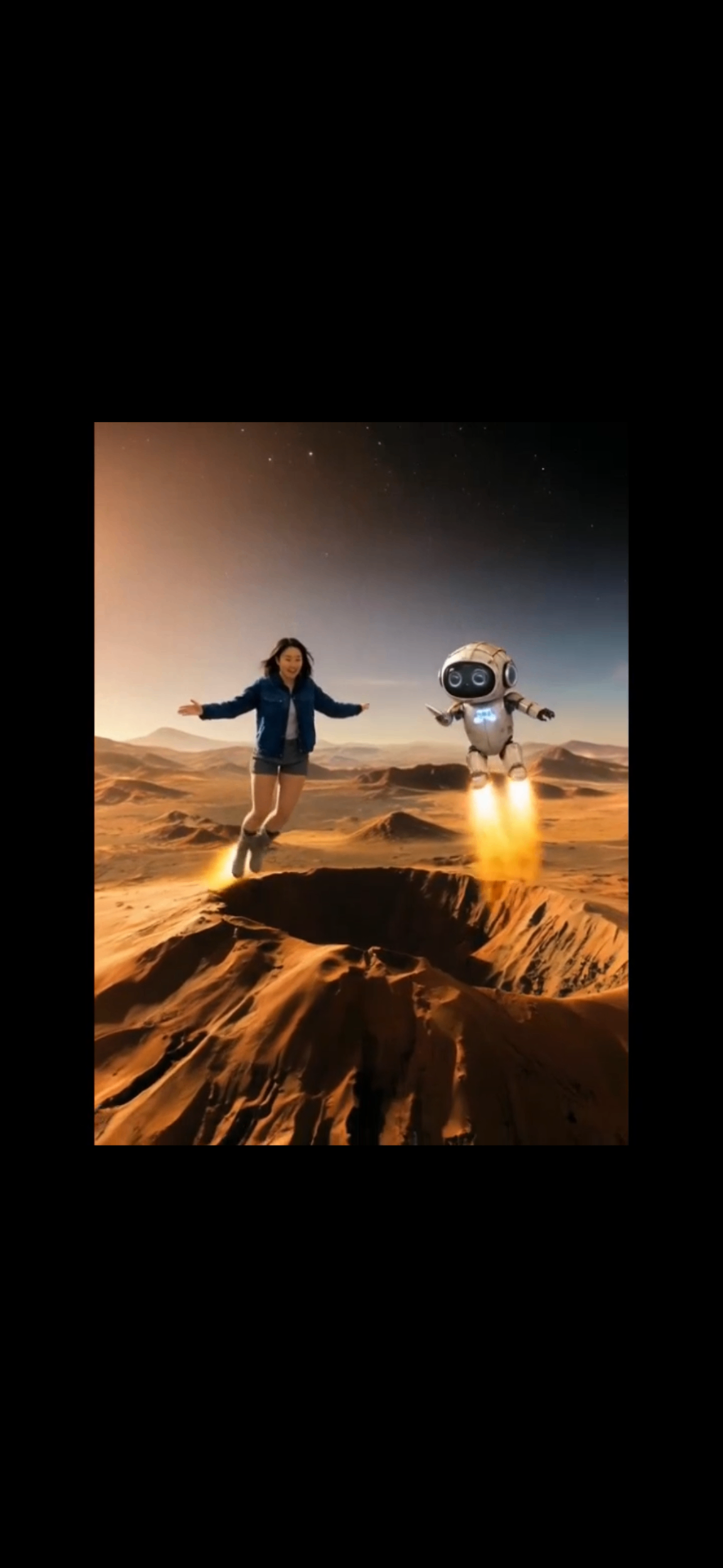 Boosting up out of the crater