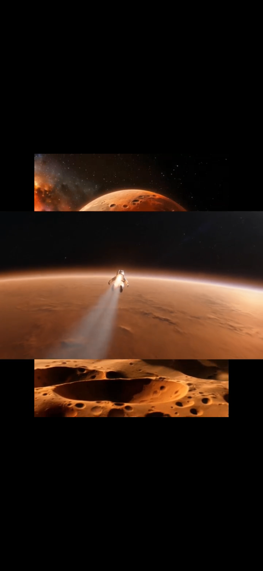 The long fall into the red world