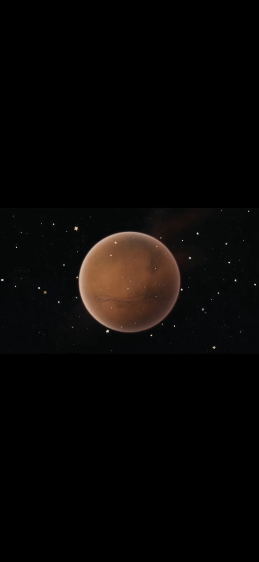 The red planet, waiting